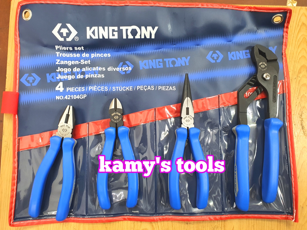 Bộ kìm 4 cái kingtony model 42104gp
