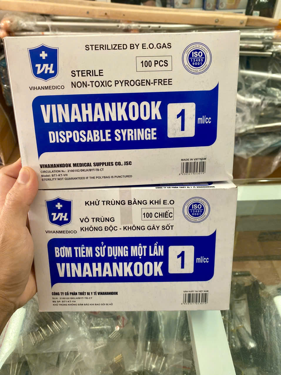 vinahankook Bơm Tiêm 1 Lần Vinahankook 1ml/cc Lựa Chọn An Toàn Cho Tiêm Thuốc & Vắc Xin Tại Cơ Sở Y Tế