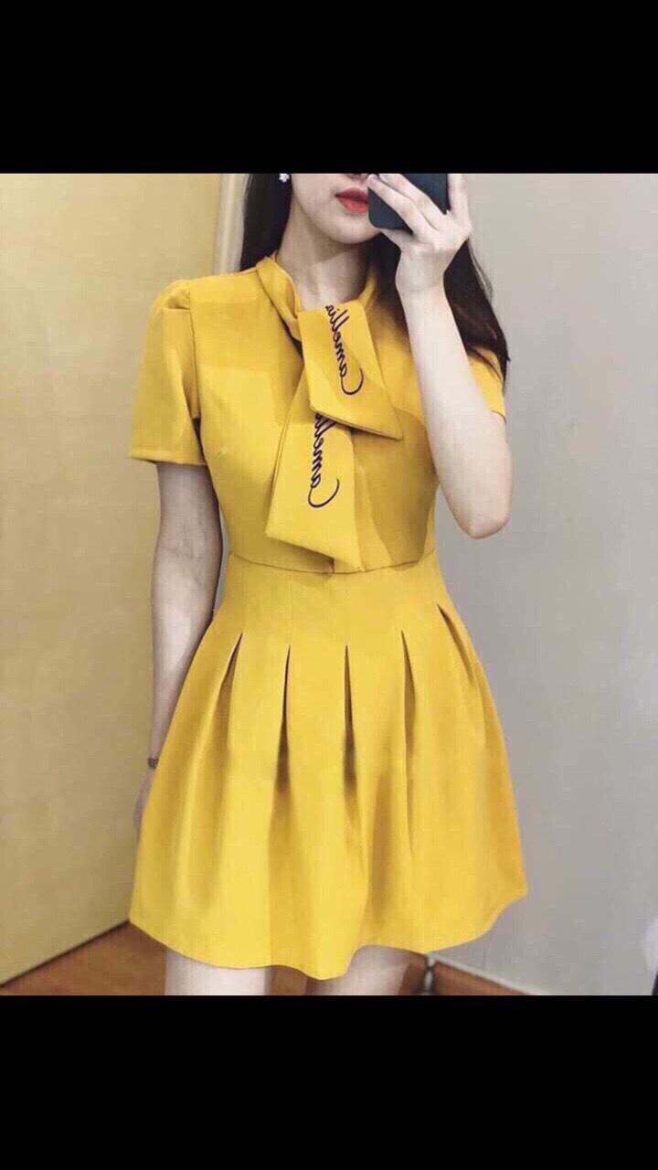 [HCM]Đầm cát hàn tiểu thư siêu xinh HL