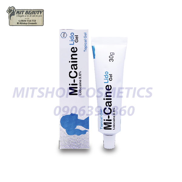 Kem ủ tê Hàn Quốc Mi-Caine Pro 30gr phối hợp dùng trong thẩm mỹ, spa, da liễu