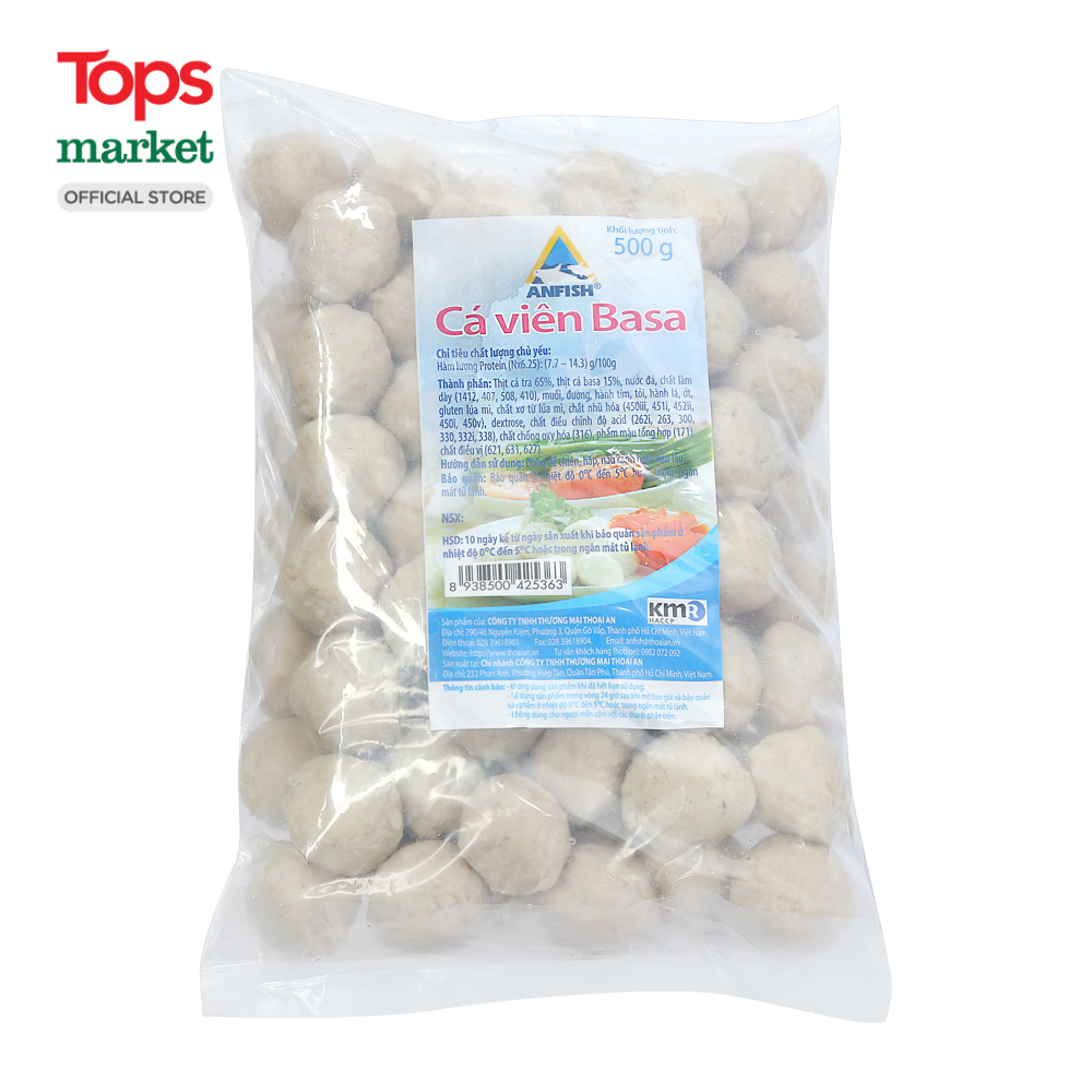 Cá Viên Basa Hấp 500G