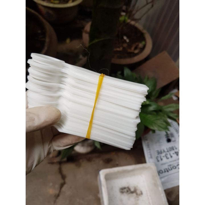 100 Thẻ ghi tên lan màu trắng kèm móc treo tiện lợi