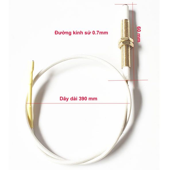 Kim sứ/ Dây sứ đánh lửa bếp gas âm đa năng
