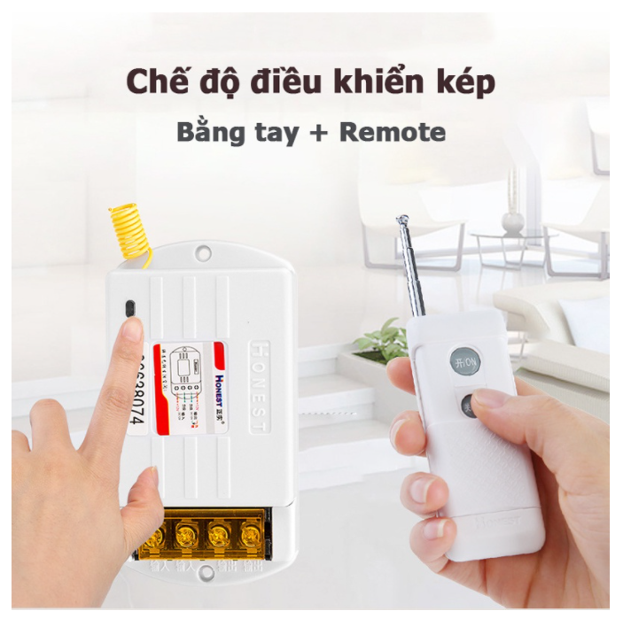 HT-6805WD 220v/10A-1km Công tắc remote điều khiển từ xa , giá tốt và chất lượng tốt, hiệu suất cao bền bỉ .CÓ HỌC LỆNH