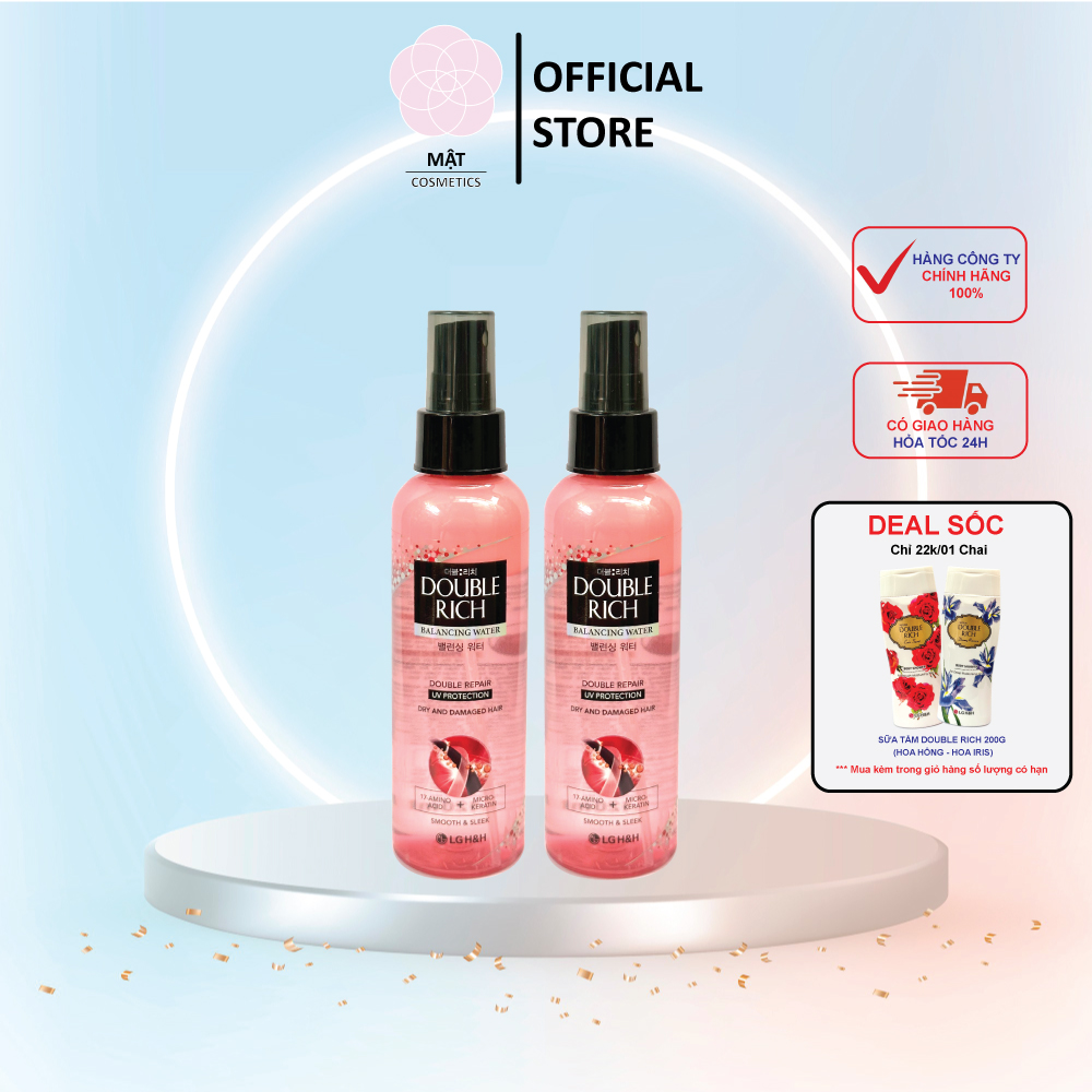 Combo 2 chai dưỡng tóc Double Rich chăm sóc tóc khô sơ hư tổn 120ml