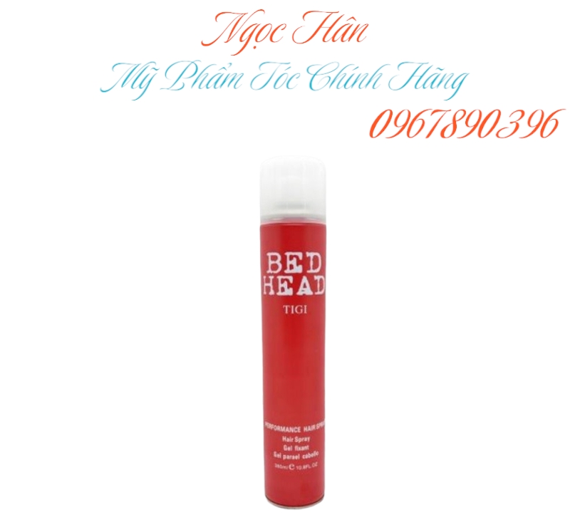 Gôm xịt tóc , keo xịt tóc tigi bed head hard head - 380ml. tạo kiểu và giữ nếp cho tóc. - gôm tigi