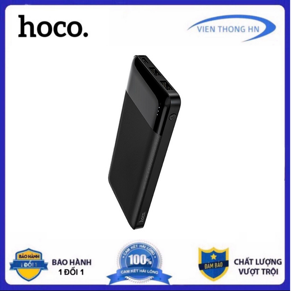 Pin sạc dự phòng 10000mAh hoco  2 cổng usb siêu nhỏ tiện lợi cho đt tai nghe ... - vienthonghn