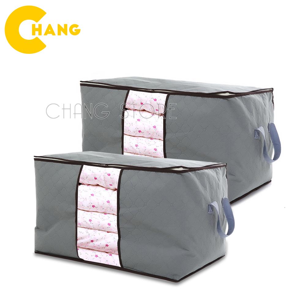 ComBo 2 Túi Đựng Chăn Màn Quần Áo Tiện Dụng , Chất Dày Dặn ,Gấp Gọn Khi Không Cần Đến