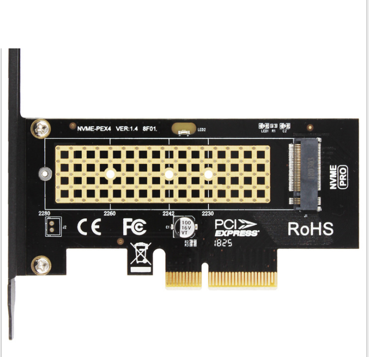 [HCM]Card chuyển đổi PCI-E - X 1 - X4 - X16 sang SSD M.2 NVMe - THIẾT BỊ CHUYỂN ĐỔI  TỪ PCI-E - X 1 - X4 - X16 sang SSD M.2 NVMe