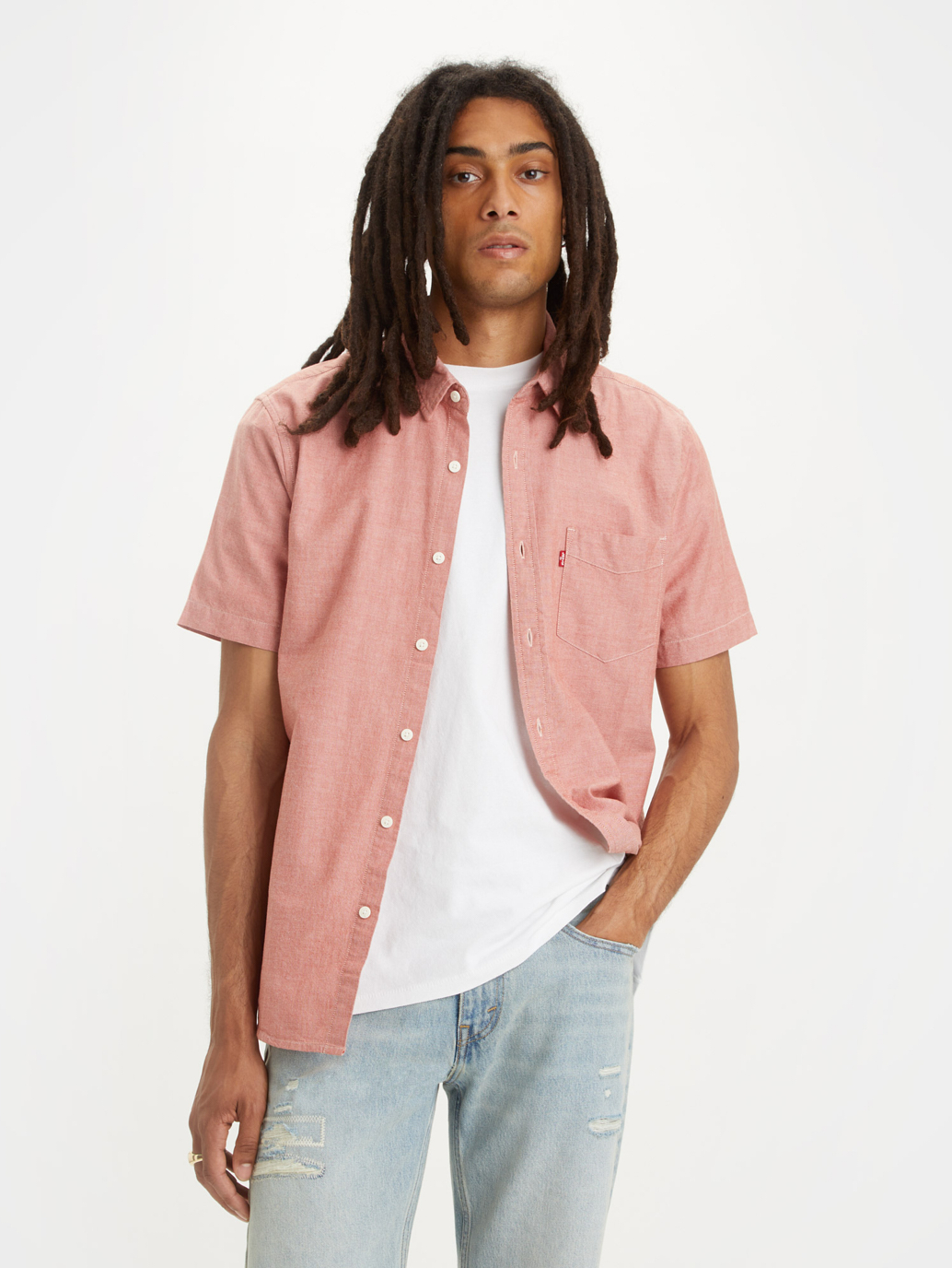 Levi's - áo sơ mi nam tay ngắn 86627-0136