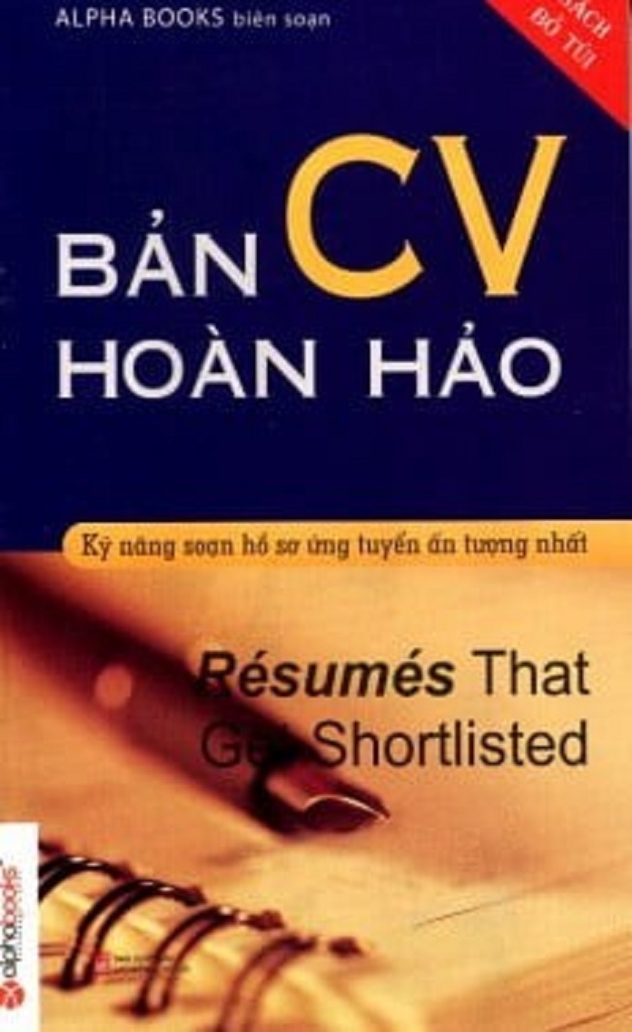 Sách - bản cv hoàn hảo - tb 45k
