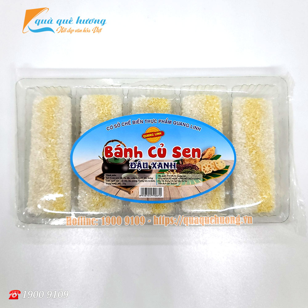 Bánh dẻo Củ Sen Đậu Xanh 250gr