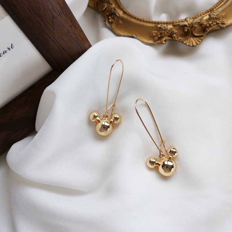 Bông tai nữ 💖FREESHIP💖Khuyên tai hình đầu gấu nhỏ cute xinh xắn cho nữ