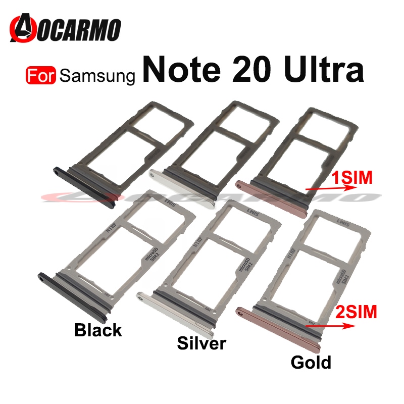 CW Sim Tray Slot Holder For Galaxy 20 20U SIM Card Adapter Replacement