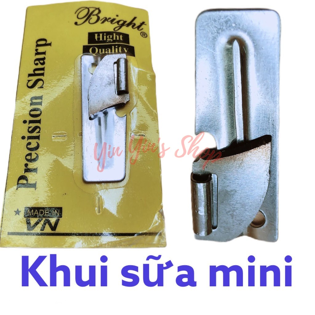 Dụng cụ khui đa năng các lon sữa, hộp sữa, thực phẩm đóng hộp, bật nắp mini tiện dụng bằng thép