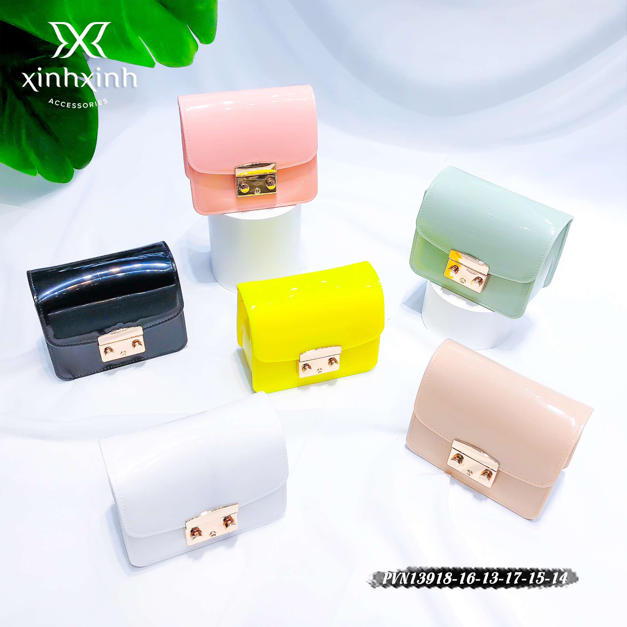 Túi xách , túi đeo chéo cho bé mini da bóng - Xinh Xinh Accessories