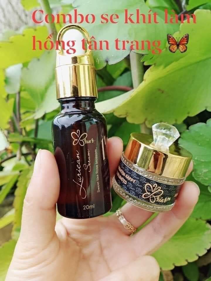 [HCM]Combo Viên đặt se khít Briar + Serum làm hồng vùng kín nhũ hoa