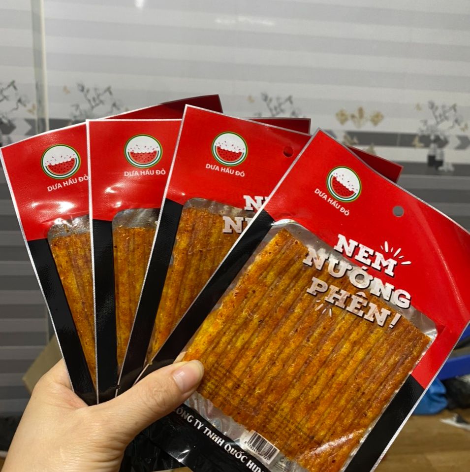 Combo 30 gói snack nem nướng phên