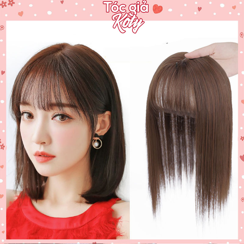Tóc giả che hói đỉnh đầu Koty tóc mái giả che hói cho nữ TG210