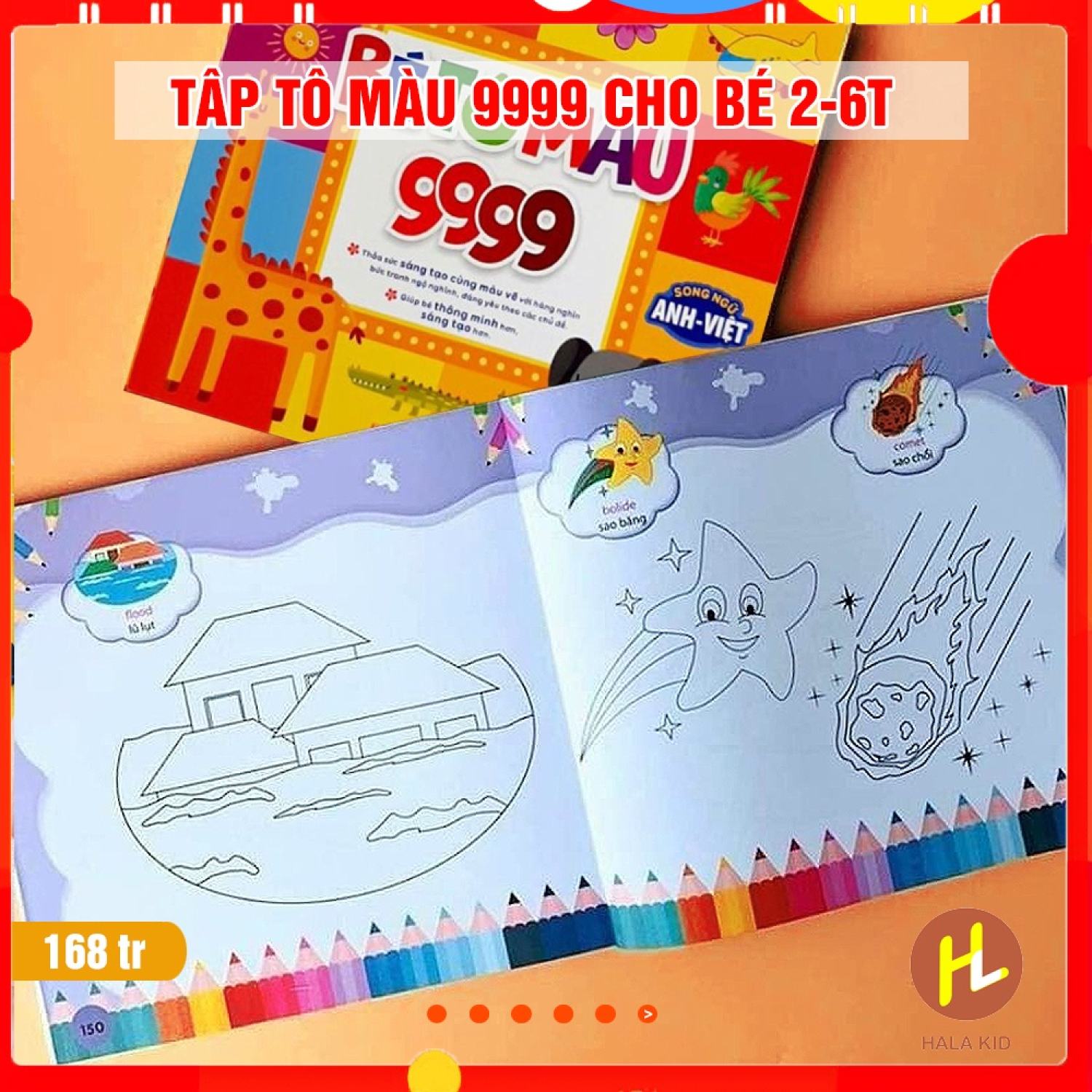 Tô màu 9999 cho bé
