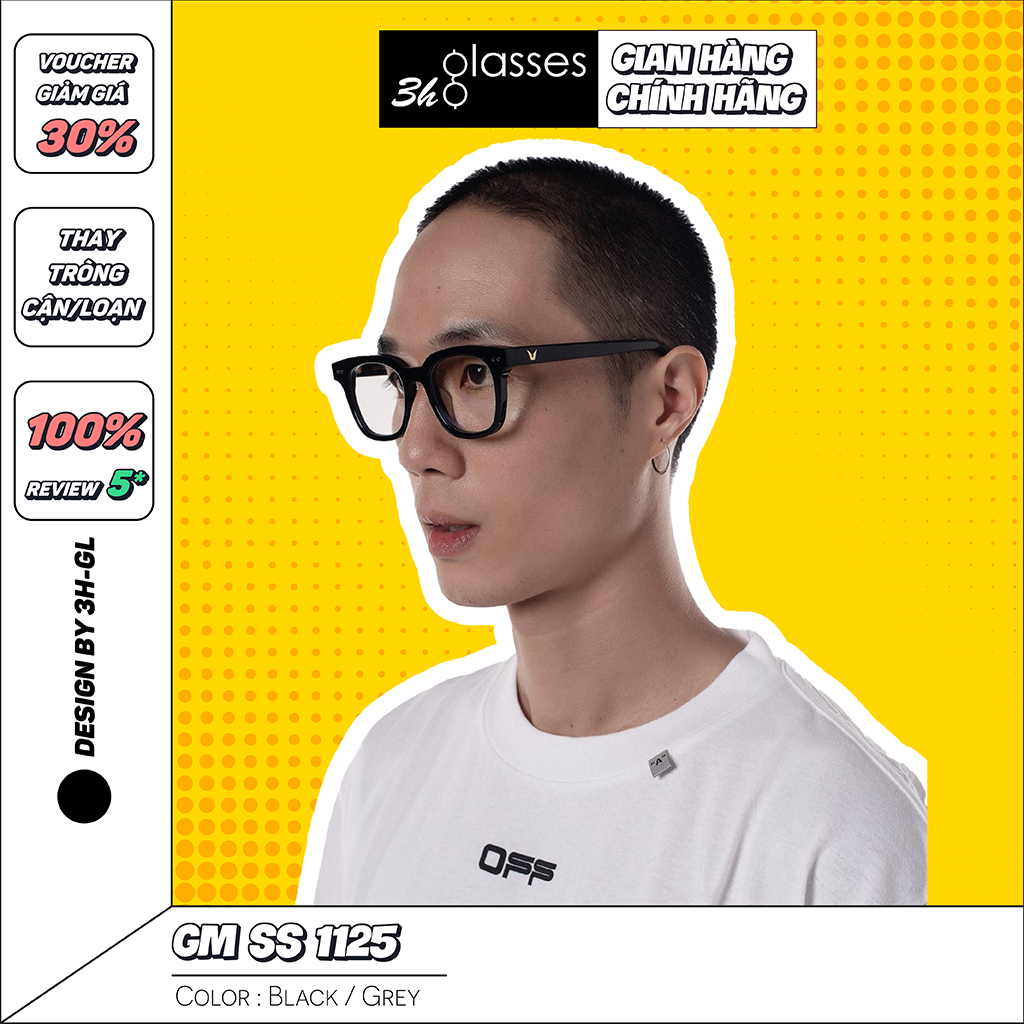 Gọng Kính cận nam nữ GENTLE MONSTER SOUTHSIDE chất liệu nhựa dẻo, mắt kính gọng vuông phù hợp với nhiều khuôn mặt, kính Hàn Quốc có độ kính gọng nhựa mắt trong suốt kính thời trang giả cận
