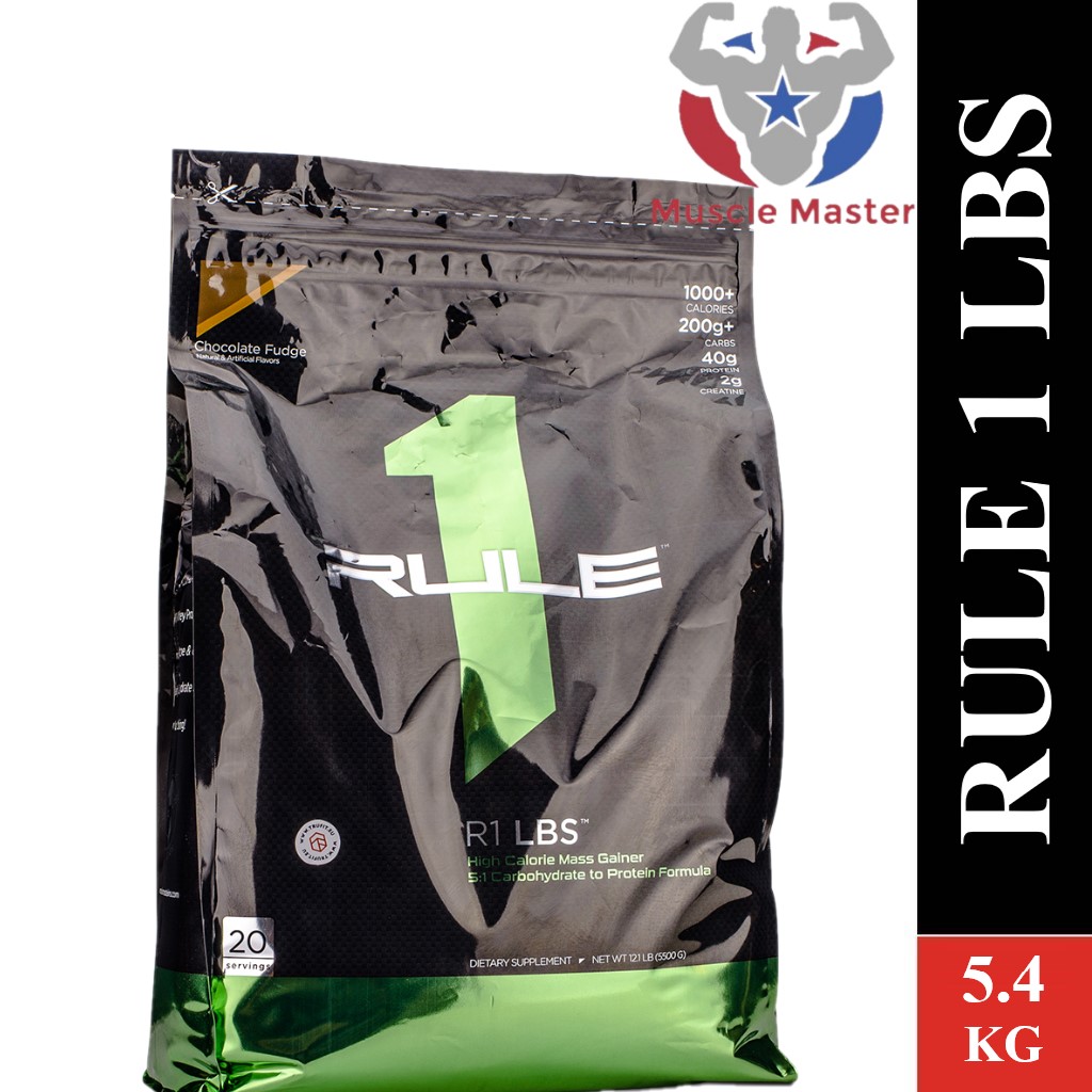 [TẶNG BÌNH] Thực Phẩm Bổ Sung Dinh Dưỡng Rule 1 Mass LBS 5.4Kg 12Lbs
