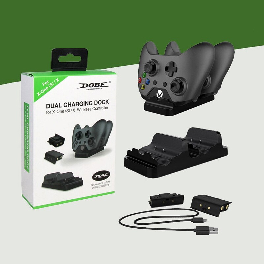 Đế sạc đôi cho tay cầm X-One S X - DOBE TYX 532 bộ đôi tay cầm chơi game