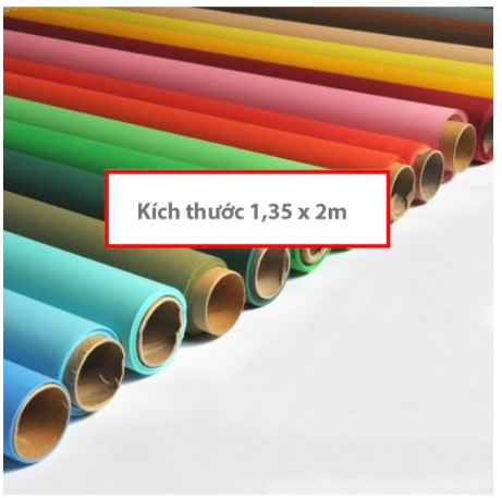 PHÔNG NỀN GIẤY CHỤP ẢNH TIÊU CHUẨN MỸ 2M X 1,35M