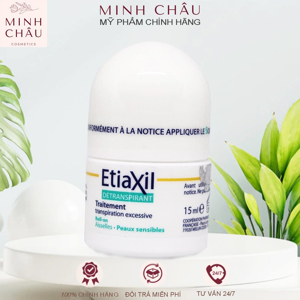 Lăn Khử Mùi, Giảm Mồ Hôi Etiaxil Detranspirant Traitement RollOn 15ml