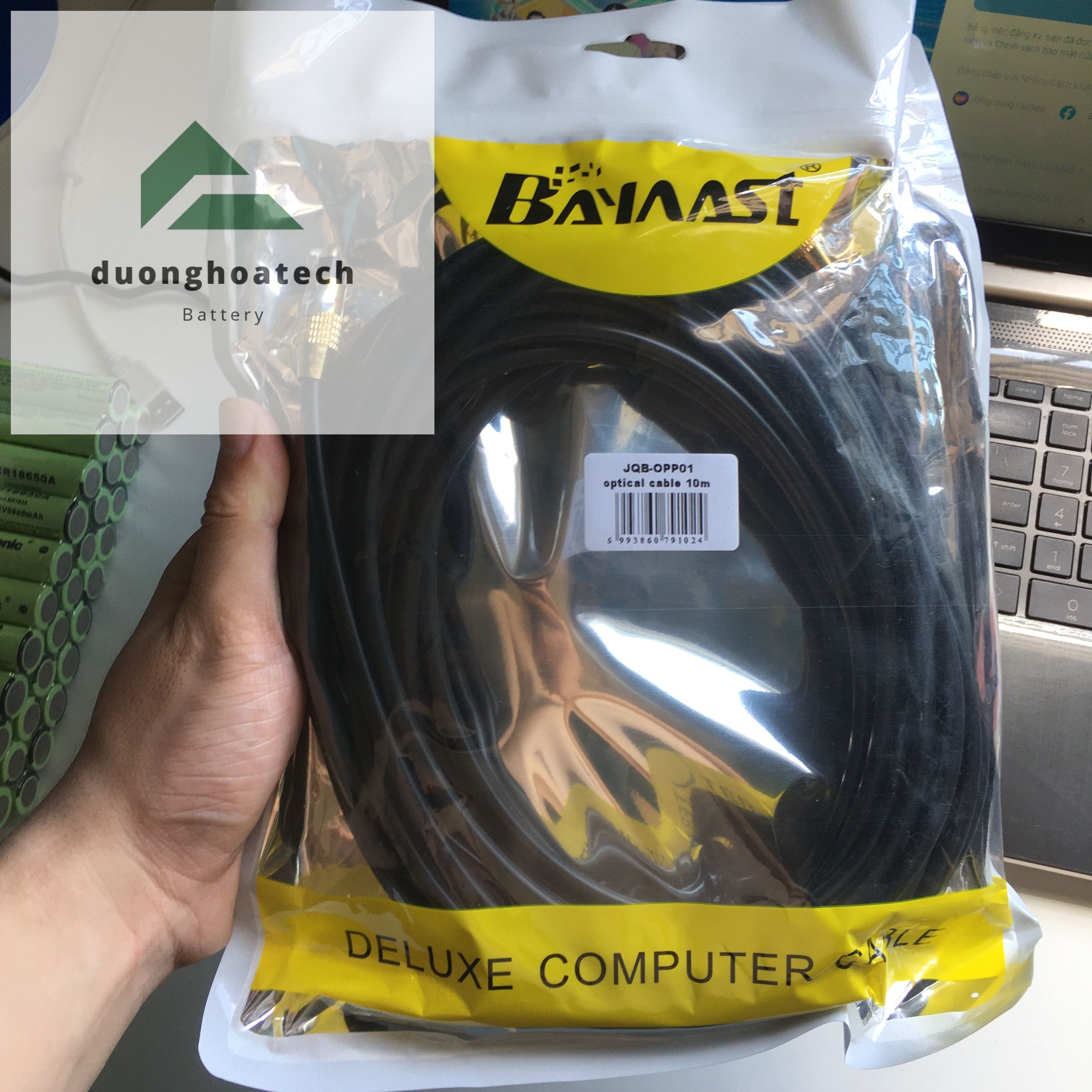 Cáp âm thanh quang optical digital bayaast jqb-opp01 dài 10m
