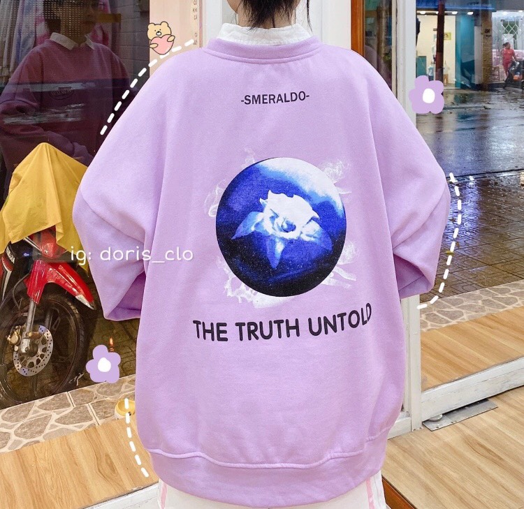 Áo nỉ nam nữ form rộng tay dài, Áo hoodie mùa động siêu cá tính [NỈ TRUTH]