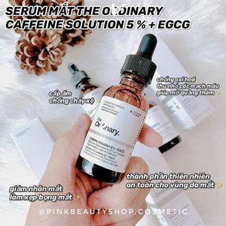 SERUM TRỊ THÂM MẮT 𝐂𝐚𝐟𝐞𝐢𝐧𝐞 𝐒𝐨𝐥𝐮𝐭𝐢𝐨𝐧𝐬 5% + 𝐄𝐠𝐜𝐠 𝐓𝐡𝐞 𝐎𝐫𝐢𝐝𝐢𝐧𝐚𝐫𝐲