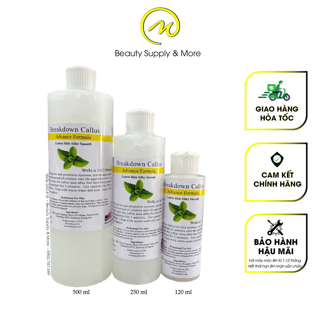 Gel ủ chà gót chân/ callus mùi bạc hà dịu nhẹ - chuẩn mỹ