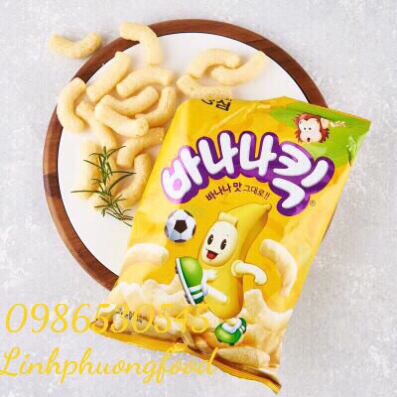 Bánh Snack Hương Chuối Hàng Nội Địa Hàn Quốc