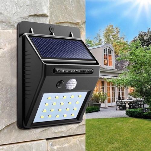 ĐÈN CẢM BIẾN HỒNG NGOẠI NĂNG LƯỢNG MẶT TRỜI 20 LED, TỰ SÁNG KHI TRỜI TỐI, CHỐNG NƯỚC CỰC TỐT MÀ KHÔNG TỐN ĐIỆN - SURI STORE (TPHCM)