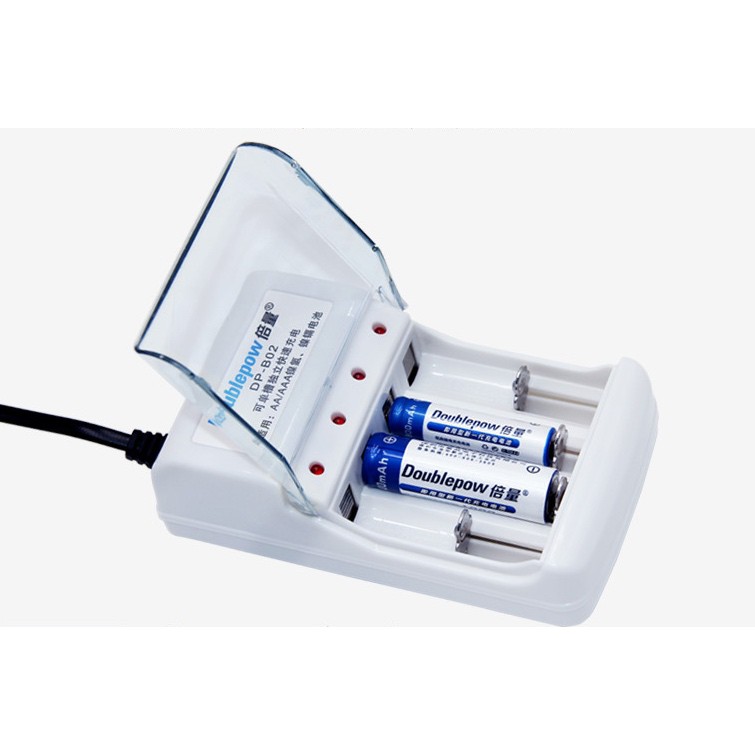 Bộ sạc pin aa và aaa doublepow dp-b02