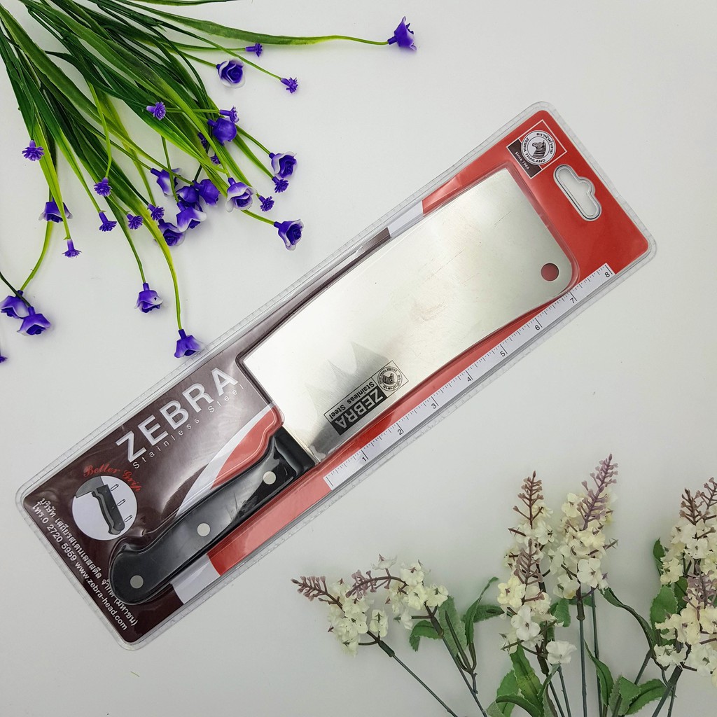 [HCM]Dao Chặt Xương Zebra 7.5″ Inox 304 Không Gỉ Thái Lan