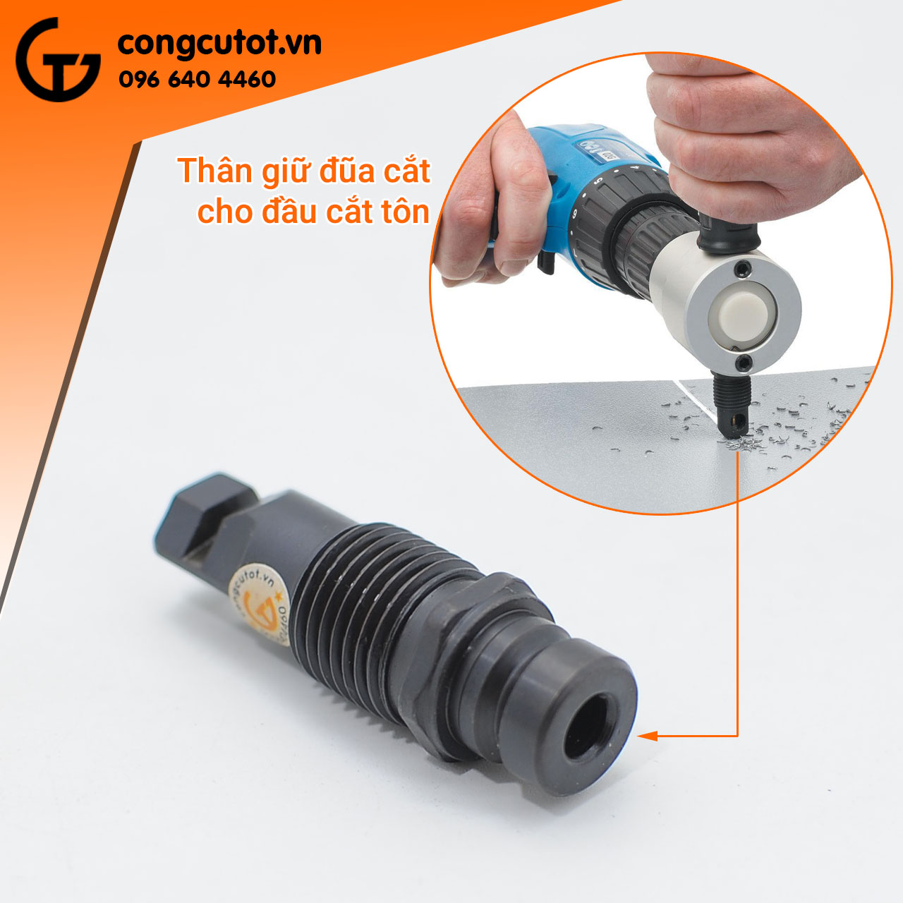 Thân giữ đũa cắt của đầu cắt tôn