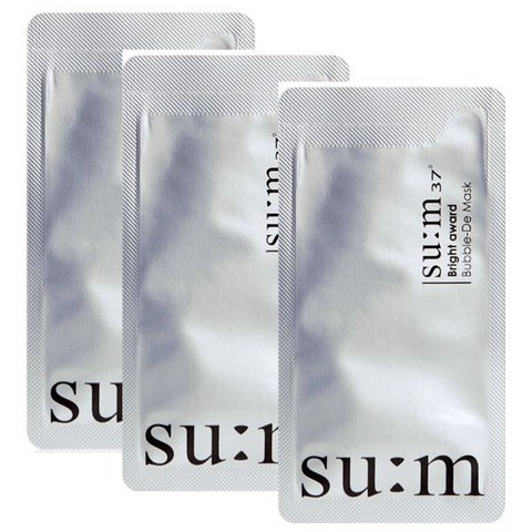 ( ngẫu nhiên ) combo 3 gói Mặt Nạ Sum37 Bright Award Bubble-De Mask