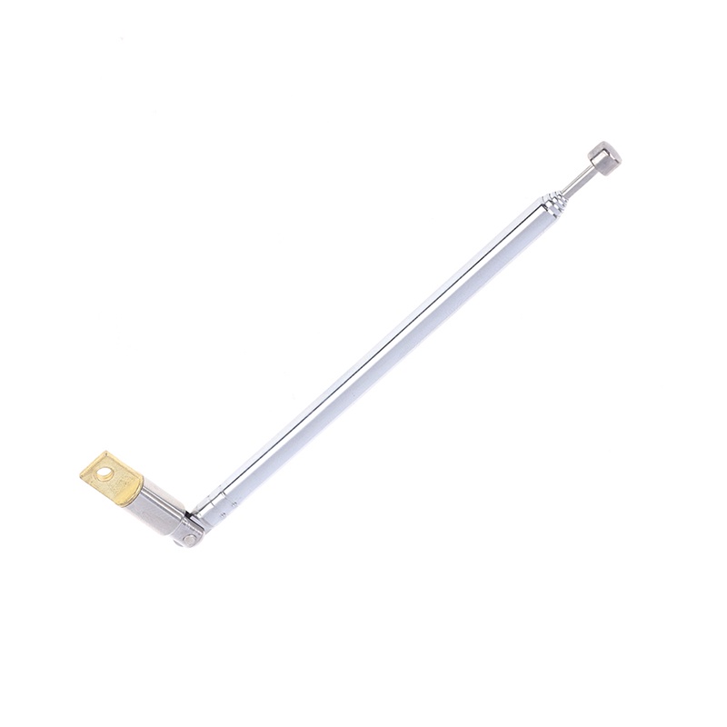 Ăng ten radio fm thu gọn mini bằng thép không gỉ màu bạc dài 35cm (1 cái)