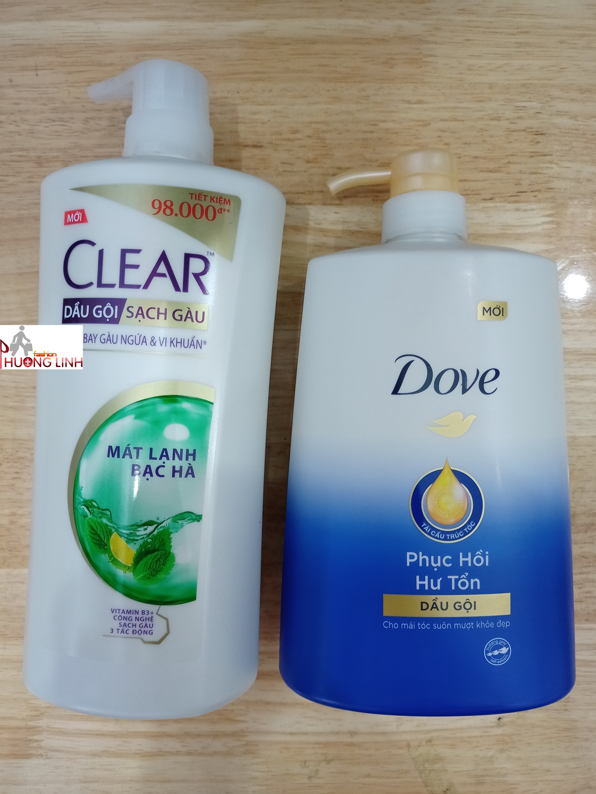 Dầu gội clear - dầu gội dove 880ml