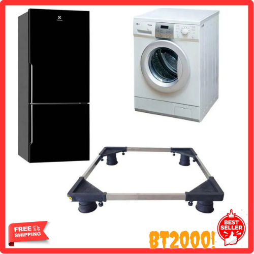 [GIAO NHANH 2H]Chân kệ tủ lạnh, máy giặt đa năng Inox CAO CẤP
