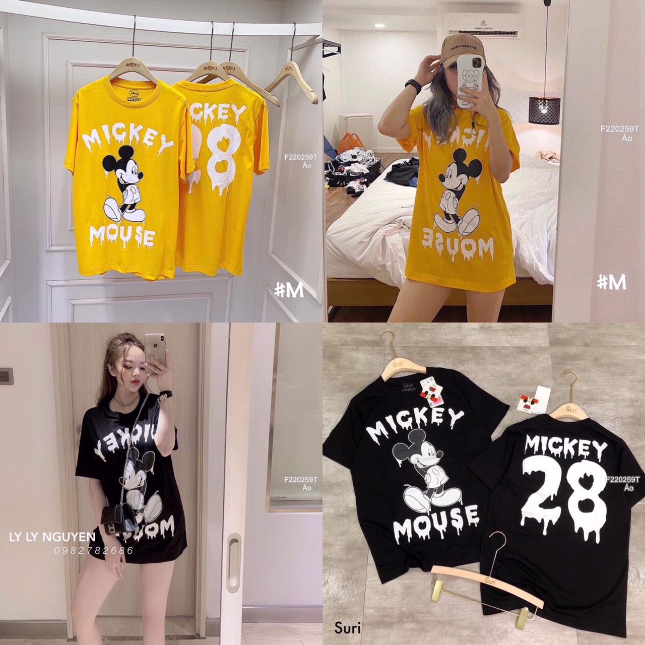 Áo Thun Nam Nữ Form Rộng Hàn Quốc MOUSE MICKEY Độc Đẹp Vải Dày Mịn Thoáng Mát, Thiết Kế Thời Trang, Kiểu Dáng Năng Động Trẻ Trung