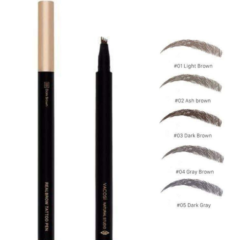 Bút kẻ mày phẩy sợi Tattoo Vacosi VM14 VACOSI Realbrow Tattoo Pen - Bảo Anh F Store