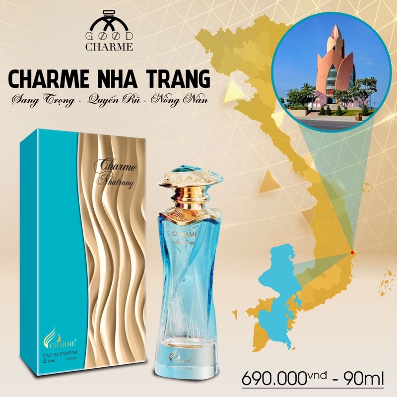 Nước hoa tỉnh thành nhatrang 90ml goodcharmee