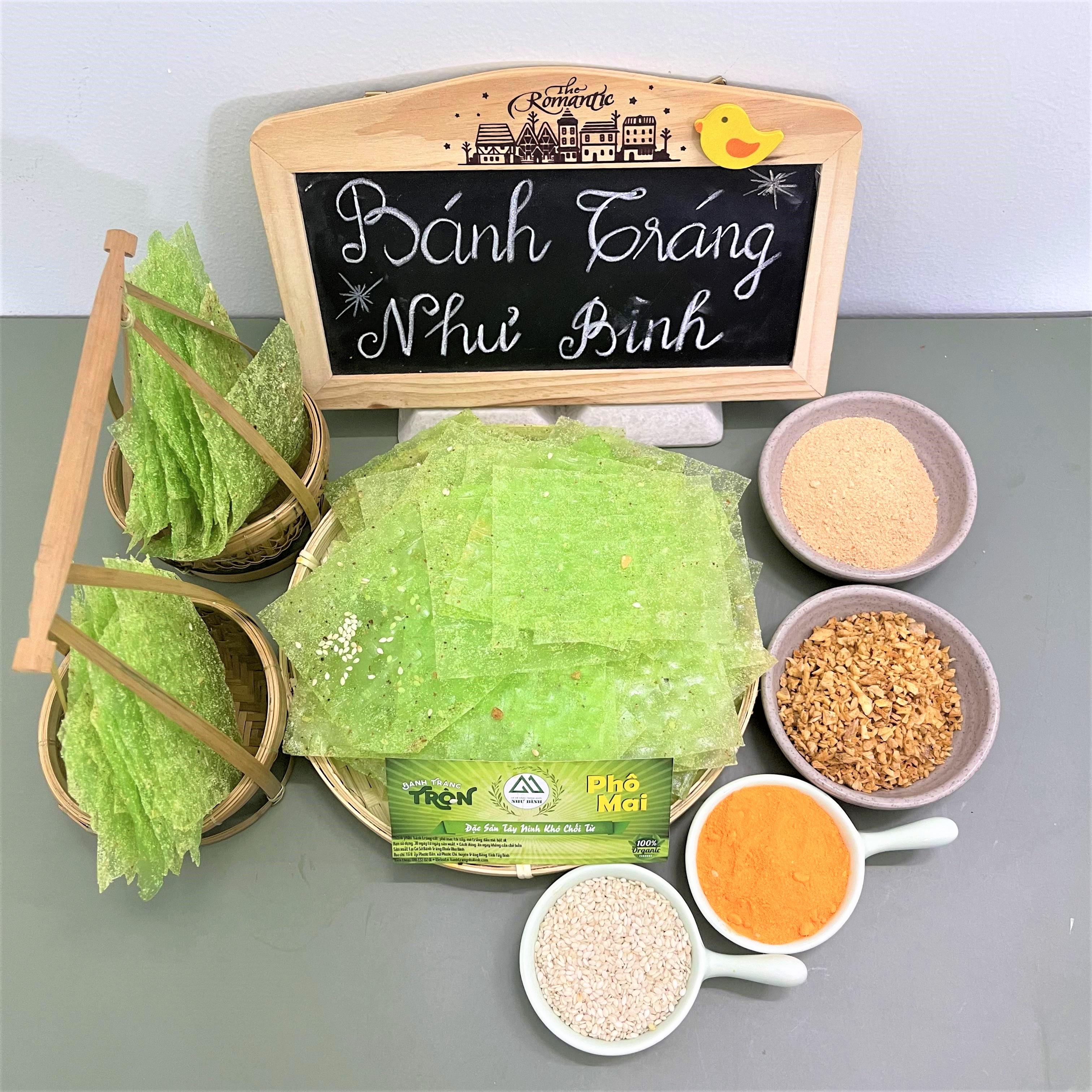 Bánh Tráng Mix PHÔ MAI XANH Như Bình Mỏng Dẻo Béo Thơm NGON ÍT AI BIẾT