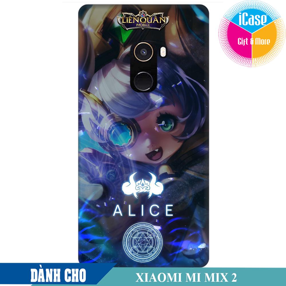 Ốp lưng nhựa dẻo dành cho Xiaomi Mi mix 2 in hình Alice