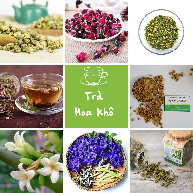 Trà hoa các loại 100gr
