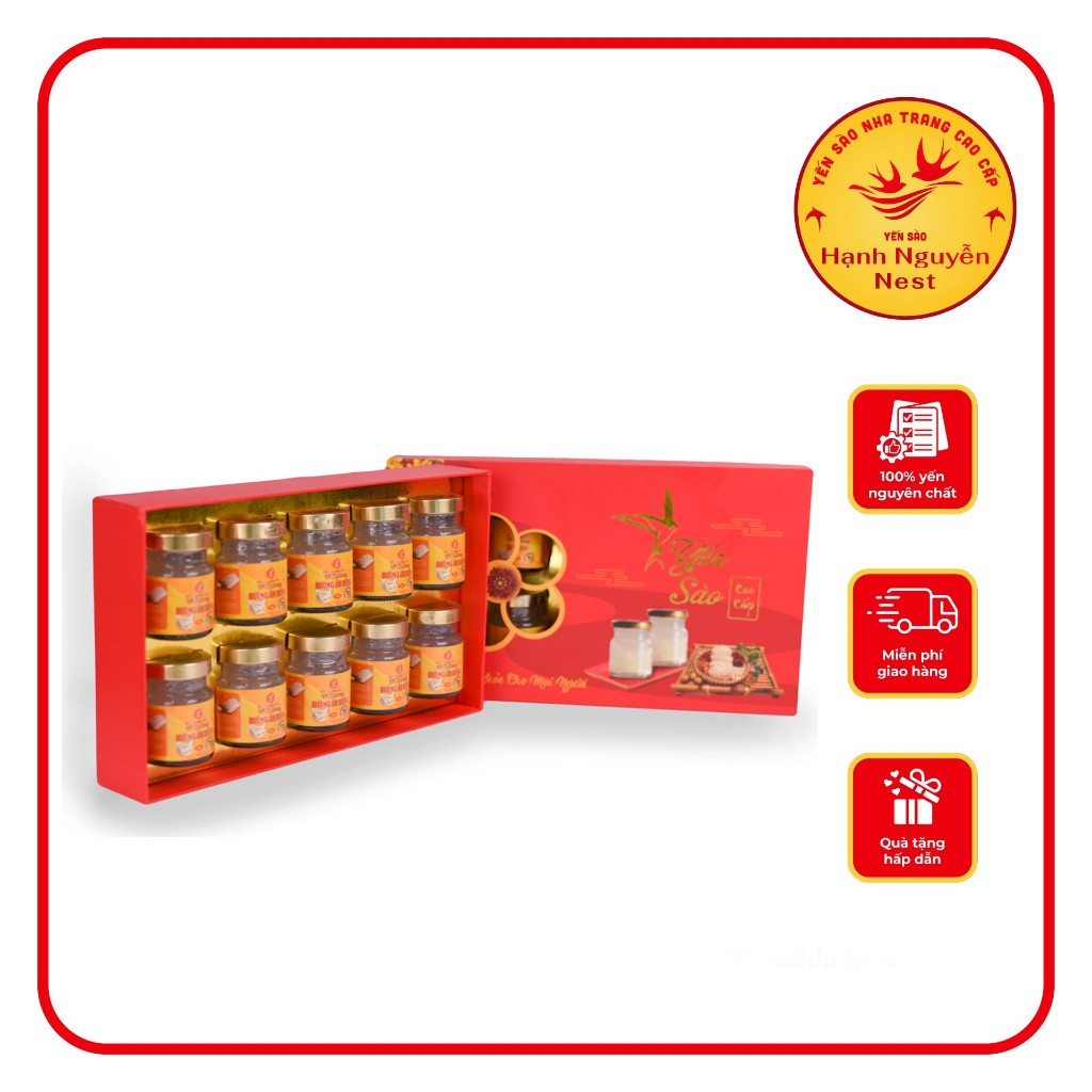 Hộp 10 hủ yến đường ăn kiêng 30% hàm lượng (VITAL PROTEINS) - Yến Sào Hạnh Nguyễn