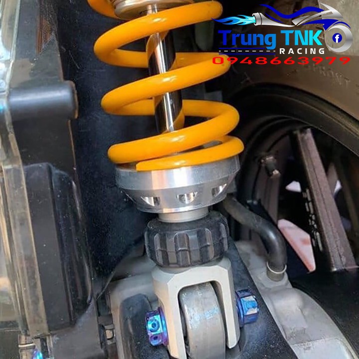 Cục nhôm chân phuộc gắn các loại xe.